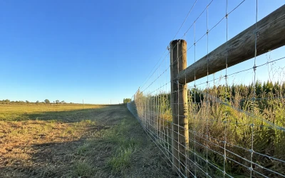 Livestock fencing designed for secure animal containment